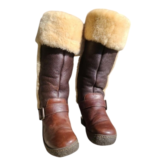 Born Shoes - Born Shearling Leather Boots size 38/7